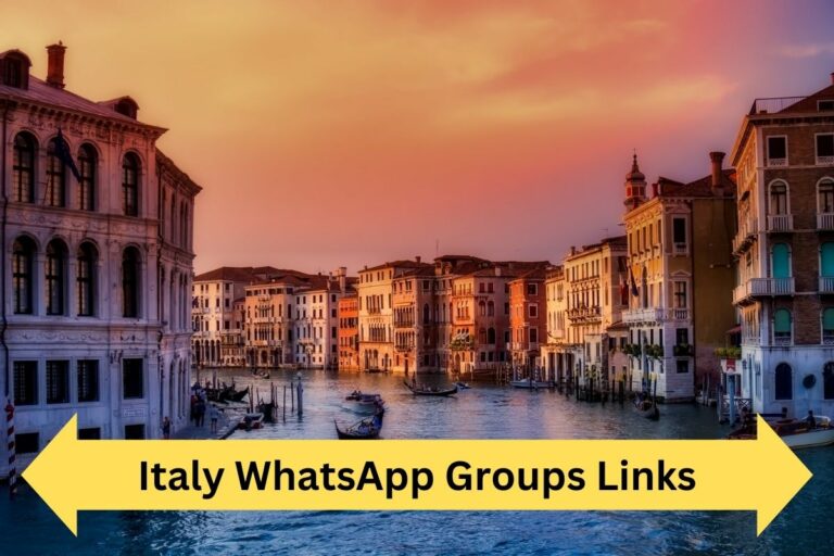 Italy WhatsApp Groups Links