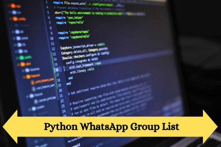 Python WhatsApp Group links List