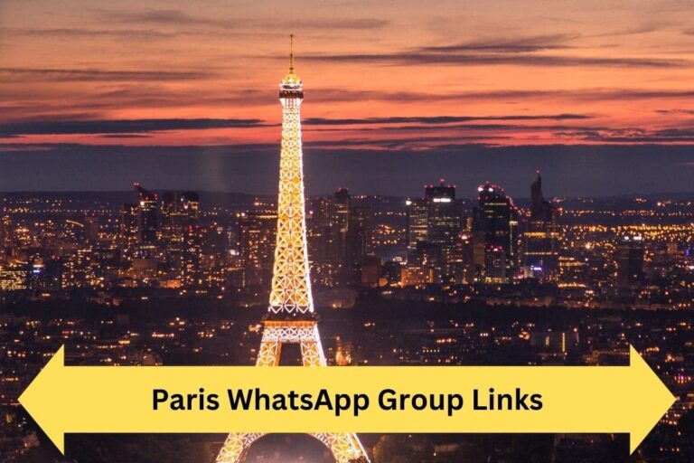 Paris WhatsApp Group Links