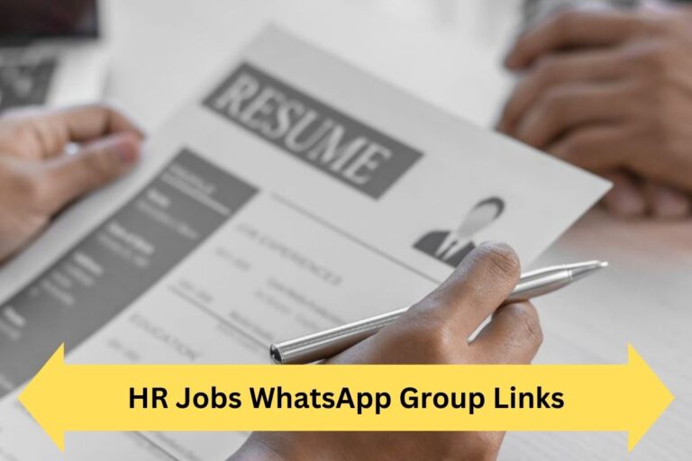 HR Jobs WhatsApp Group Links