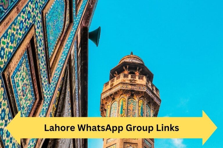 Lahore WhatsApp Group Links